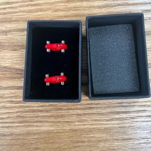 Fun cufflings from car maker Mercedes Benz. Perfect for car lovers .